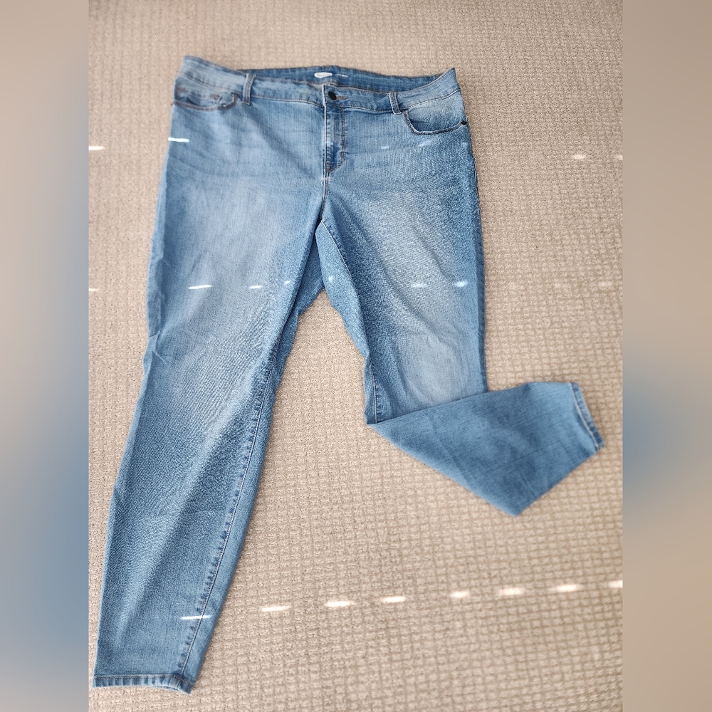 Size 20 Old Navy Super Skinny Women's Blue Jeans